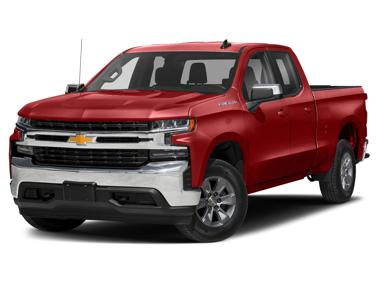 2022 Chevrolet Silverado 1500 LTD LT in Cherry Red Tintcoat — front three-quarter view