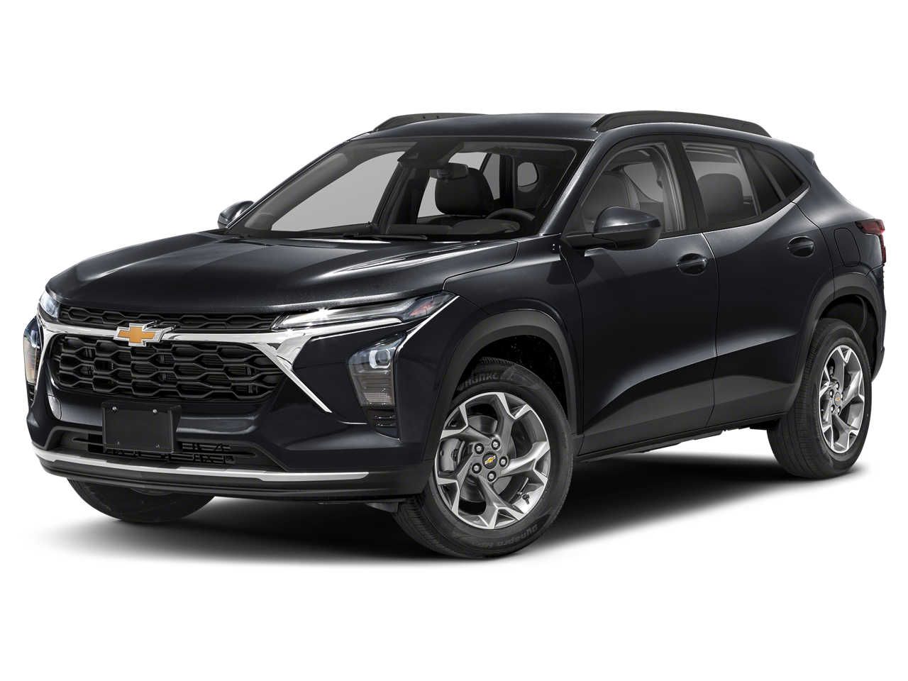 2026 Chevrolet Trax 1RS in Mosaic Black Metallic — front three-quarter view