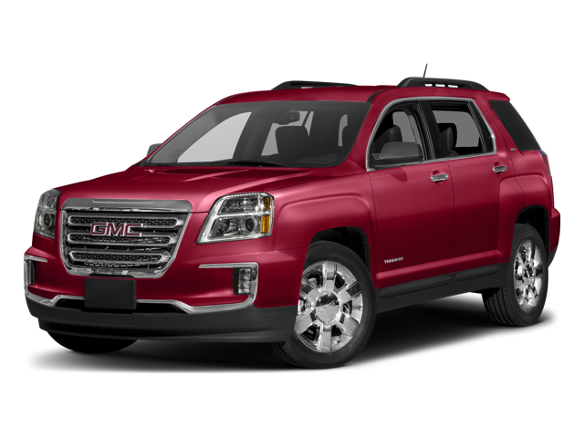 2017 GMC Terrain SLT in Crimson Red Tintcoat — front three-quarter view