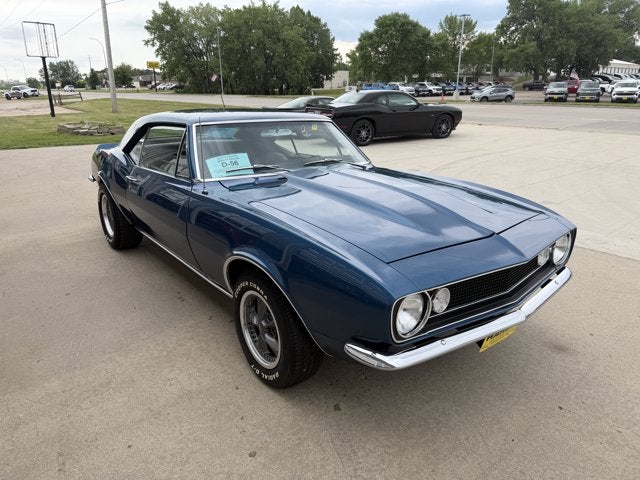 1967 Chevrolet Camaro Base in Blue — front three-quarter view