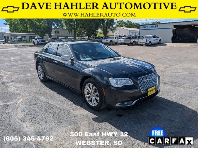 2016 Chrysler 300 300C in Maximum Steel Metallic Clearcoat — front three-quarter view