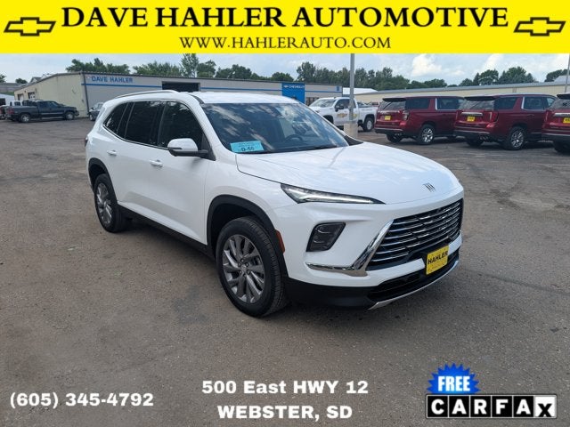 2026 Buick Enclave Preferred in Summit White — front three-quarter view