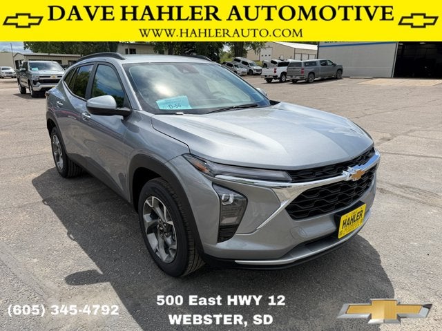 2026 Chevrolet Trax LT in Sterling Gray Metallic — front three-quarter view