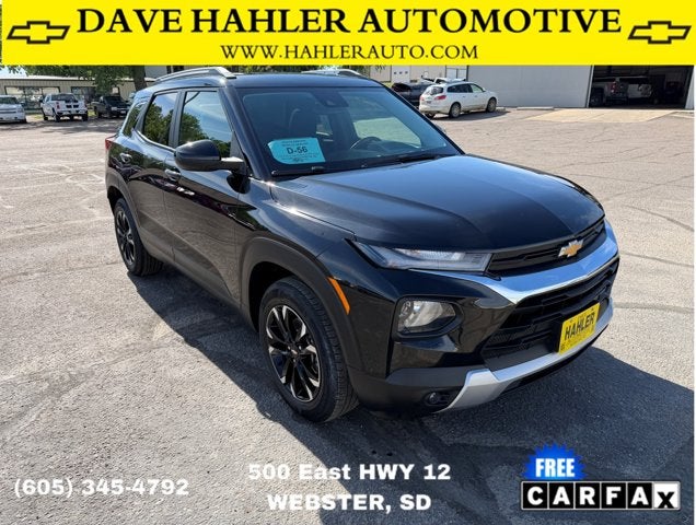 2023 Chevrolet Trailblazer LT in Mosaic Black Metallic — front three-quarter view